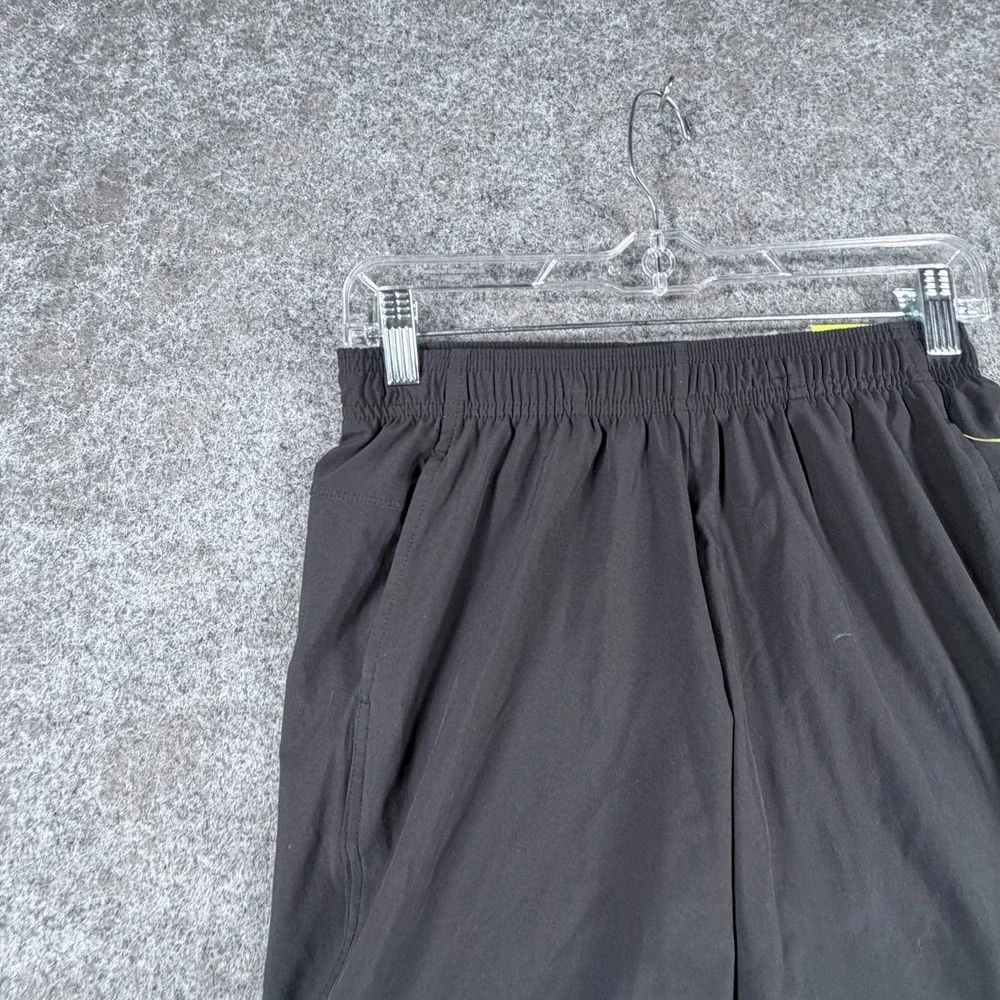 All In Motion Athletic Shorts Girls L(10/12) Black Stretch Elastic Waist Running